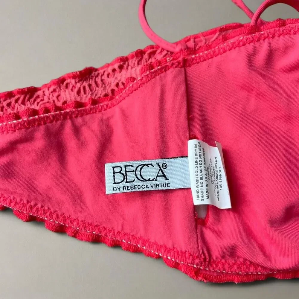 Becca Women's Pink Bikini-and-tankini-tops